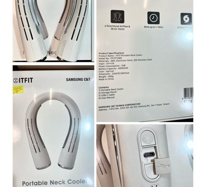 ITFIT 掛頸凍感風扇~$89