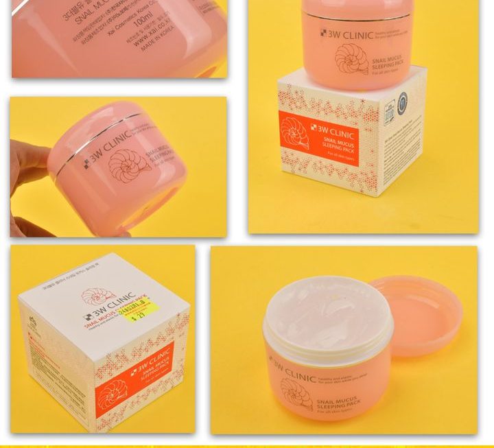 3W CLINIC 蝸牛粘液睡眠面膜 ~$29