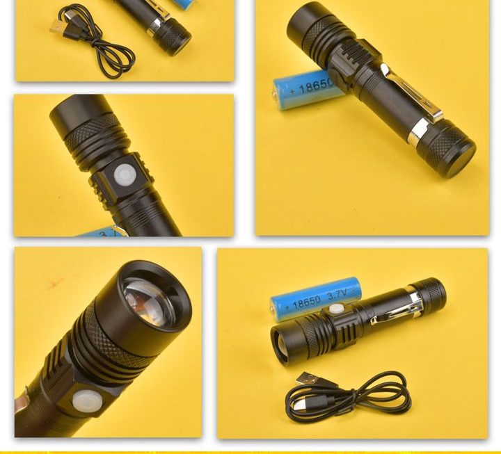 攜帶式遠射強光手電筒~$29