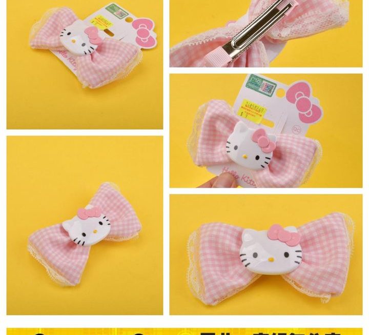 Hello Kitty 造型髮夾~$9