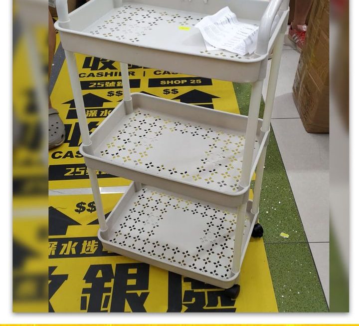三層推車收納置物架~$25