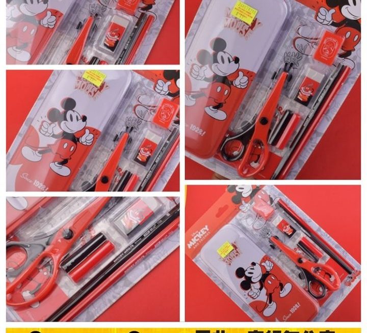 Mickey主題文具套裝~$15
