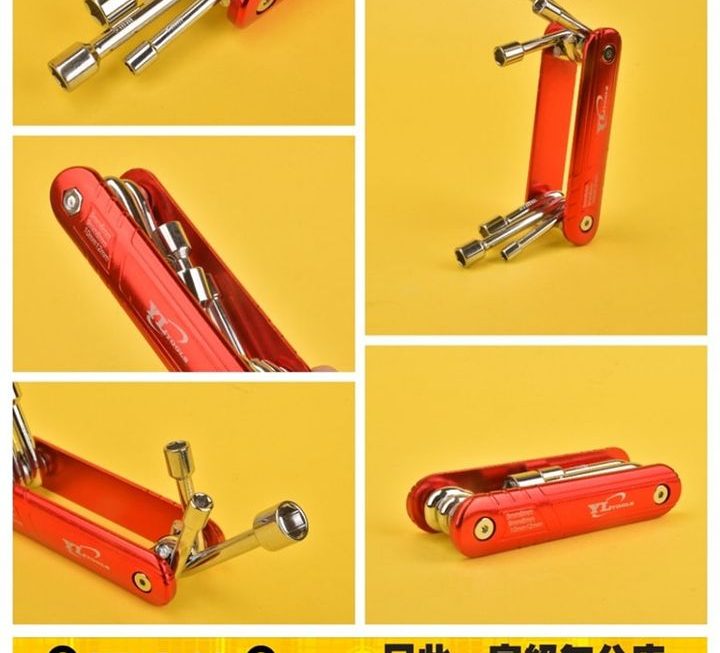 摺疊式六角套筒萬用工具~$25
