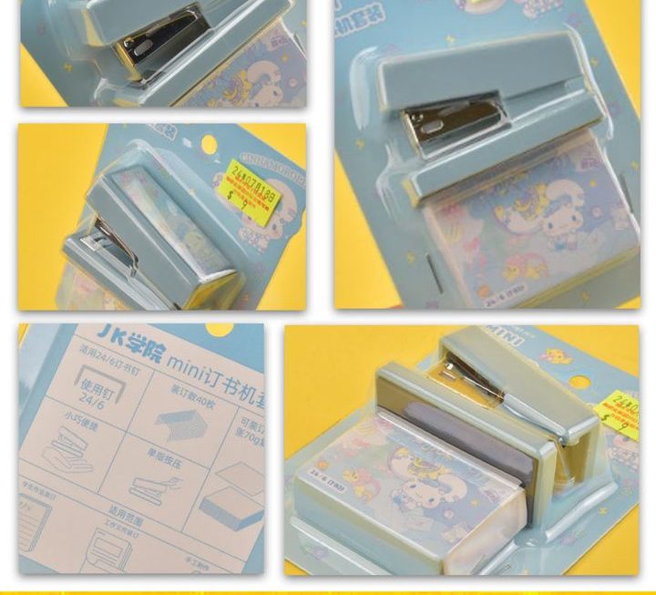 Sanrio卡通釘書機連補充裝~$9