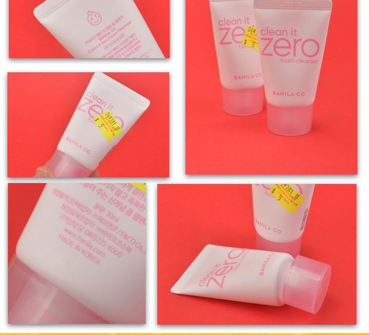 Clean It Zero 緻柔潔面膏 ~$5