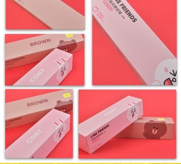 LINE FRIENDS食物保鮮密實袋~$15(大)