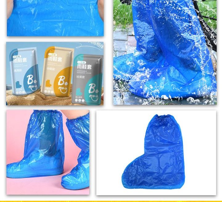 一次性透明防雨鞋套 ~$3