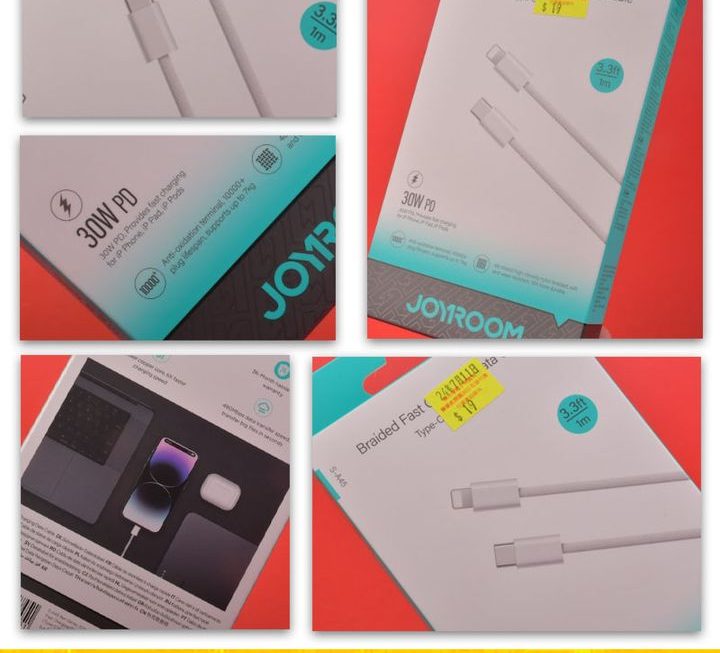 joyroom.S-A45數據充電線~$19