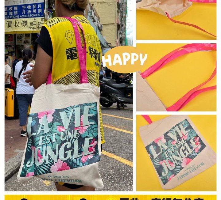 法蘭西環保袋~$2