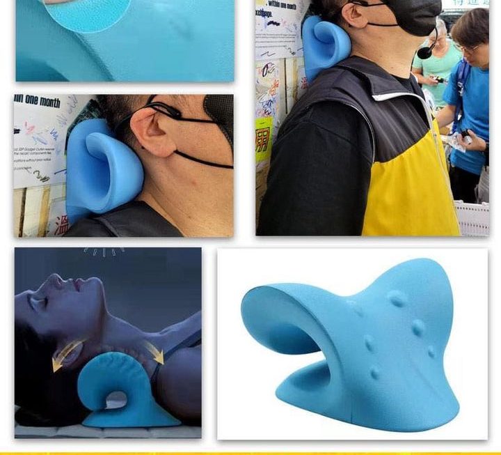 C型頸椎按摩枕~$15