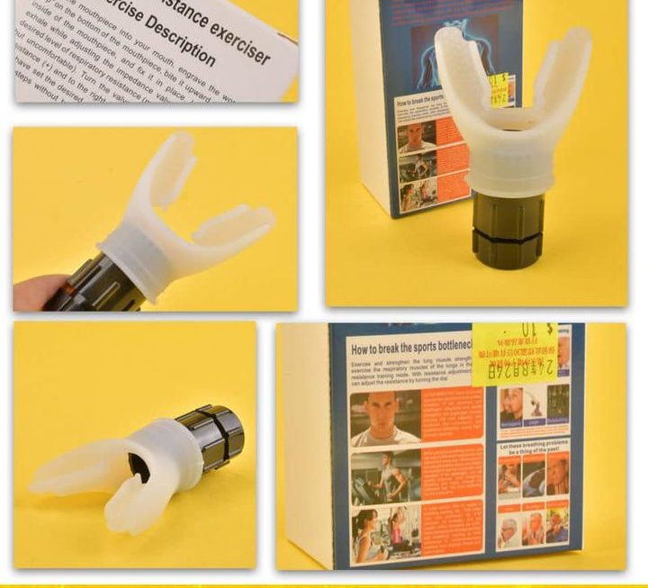 便携式呼吸訓練器 ～$10