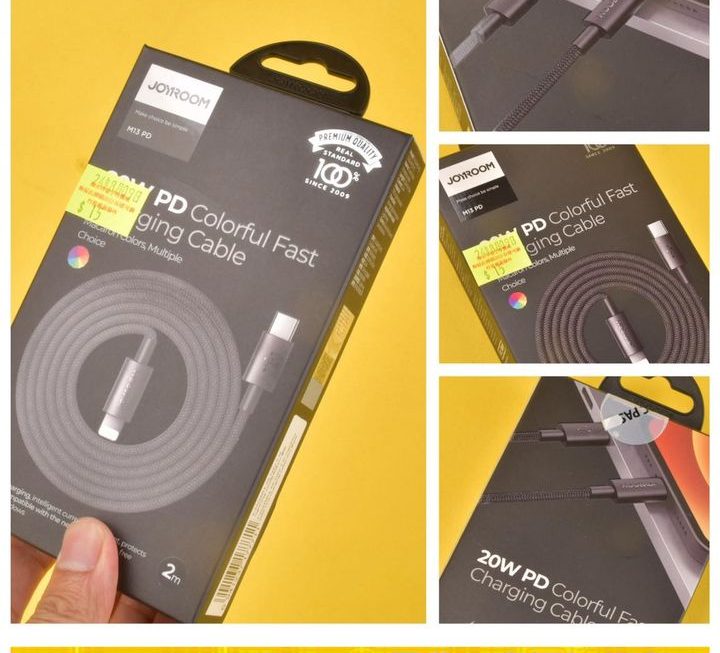 Joryoom Type C to Lightning 數據充電線 ~$25