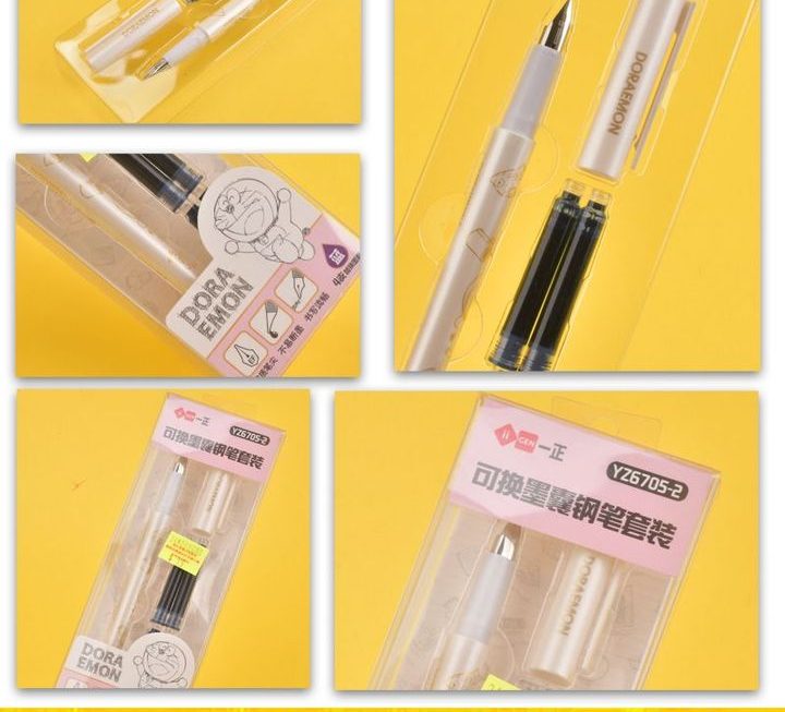 deli可換墨囊鋼筆套裝~$15