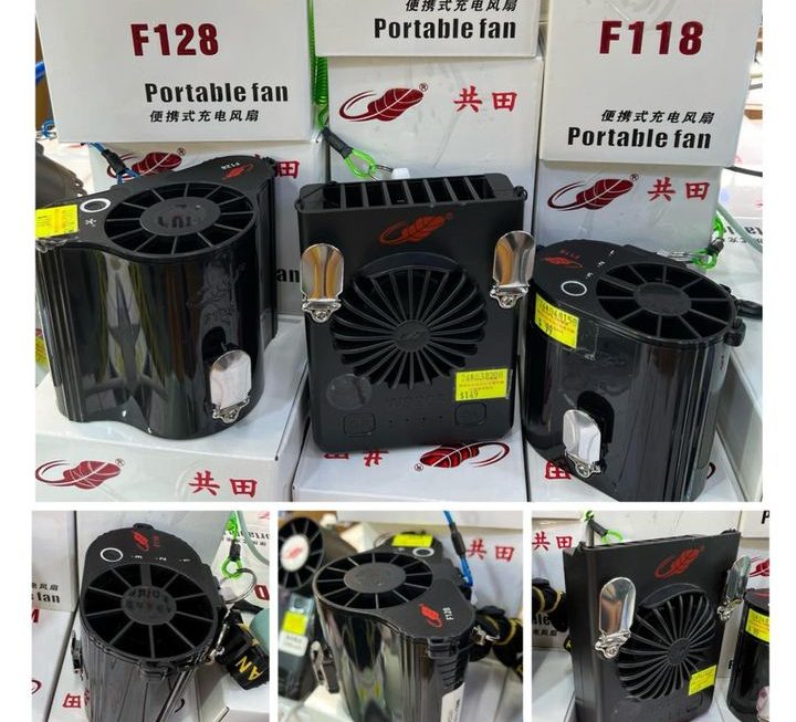 各款掛腰風扇，亦可掛頸：