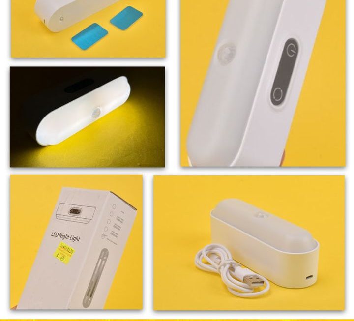 雙面磁吸感應護眼夜燈~$45