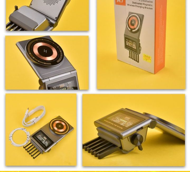 A7汽車磁吸手機充電支架~$79