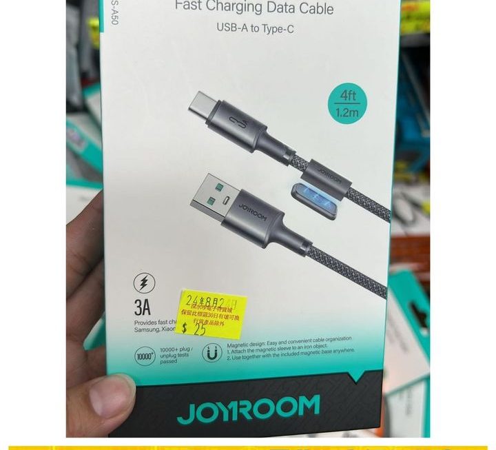 joyroom.S-A50數據充電線~$25