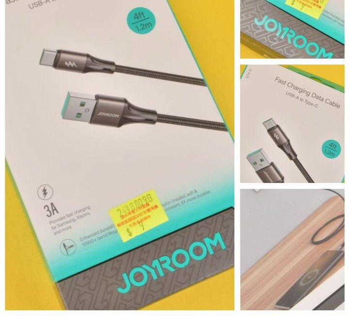 Joyroom USB 快速充電線~$9