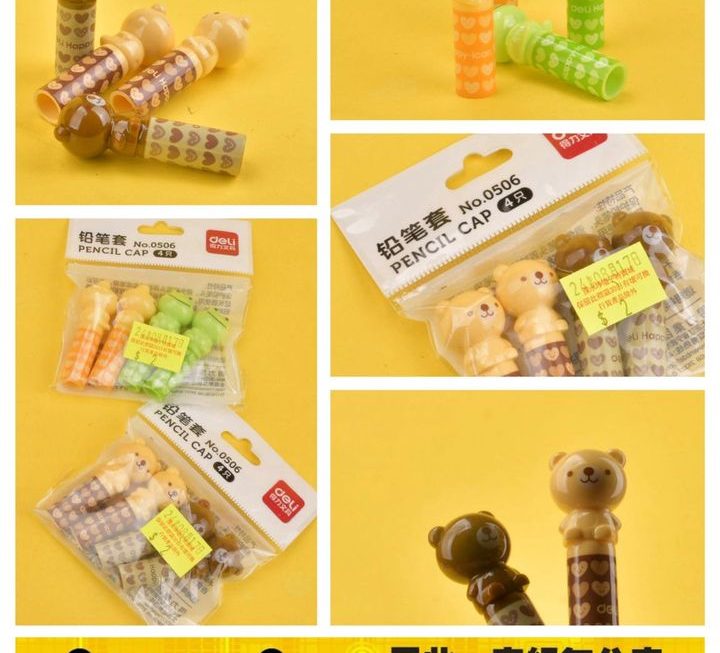 動物公仔造型鉛筆套~$2/包