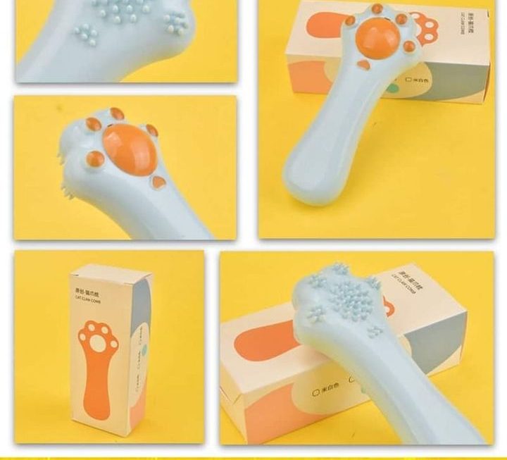 腳印型寵物按摩梳~$9