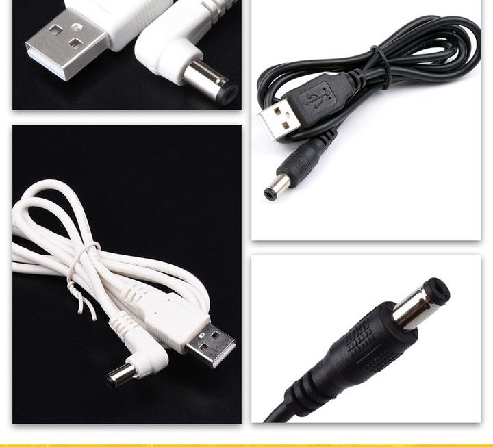 usb轉dc充電線~$5/條