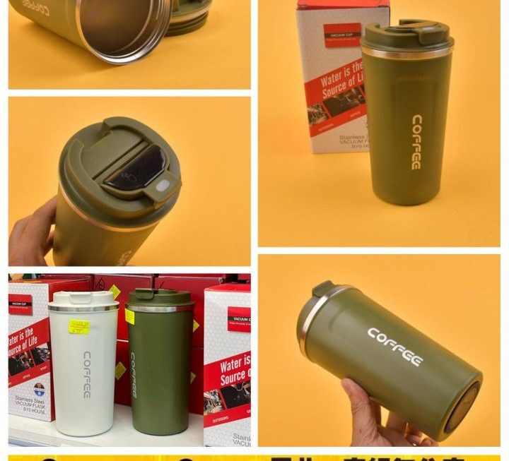 Coffee不銹鋼保溫杯~$29/款