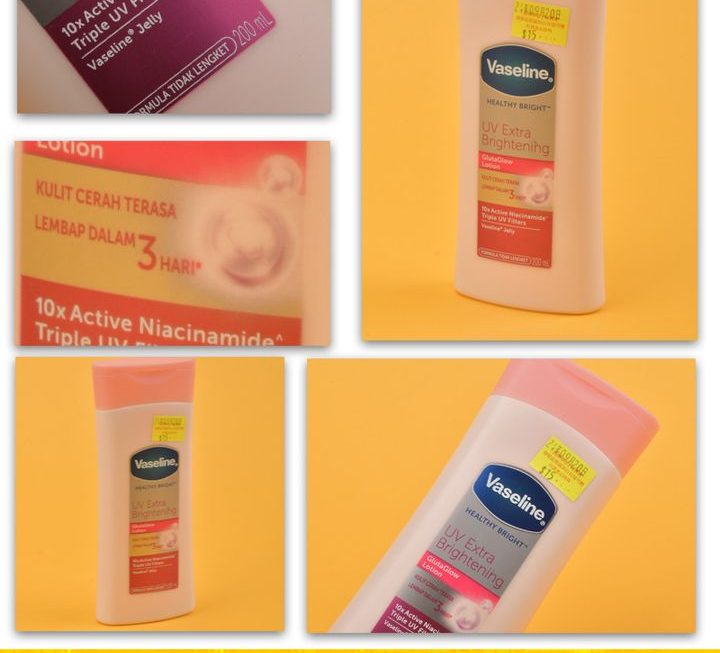 Vaseline凡士林 防UV潤膚露 ~$15