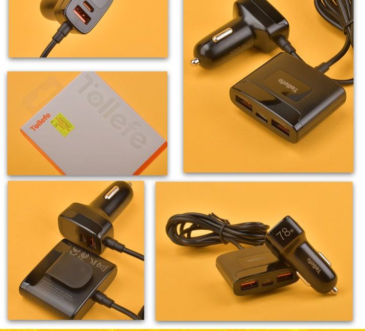 Tollefe 汽車USB充電器 ~$35
