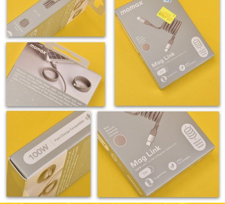 Momax.Mag Link磁吸充電線~密碼EI