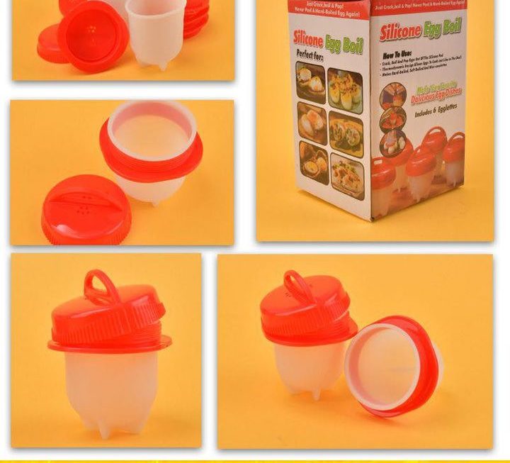 Silicone Egg Boil 矽膠煮蛋神器～$19