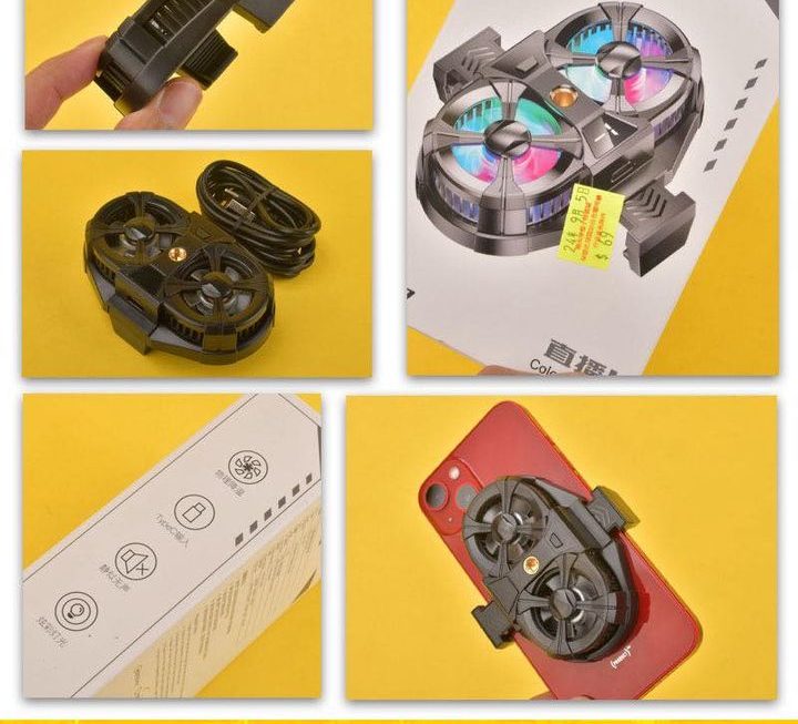 雙風扇手機散熱器~$69