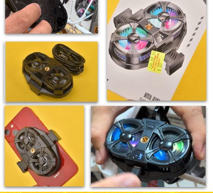 返左貨！📣 雙風扇手機散熱器~$69