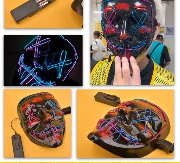 哈囉喂發光面具~$25