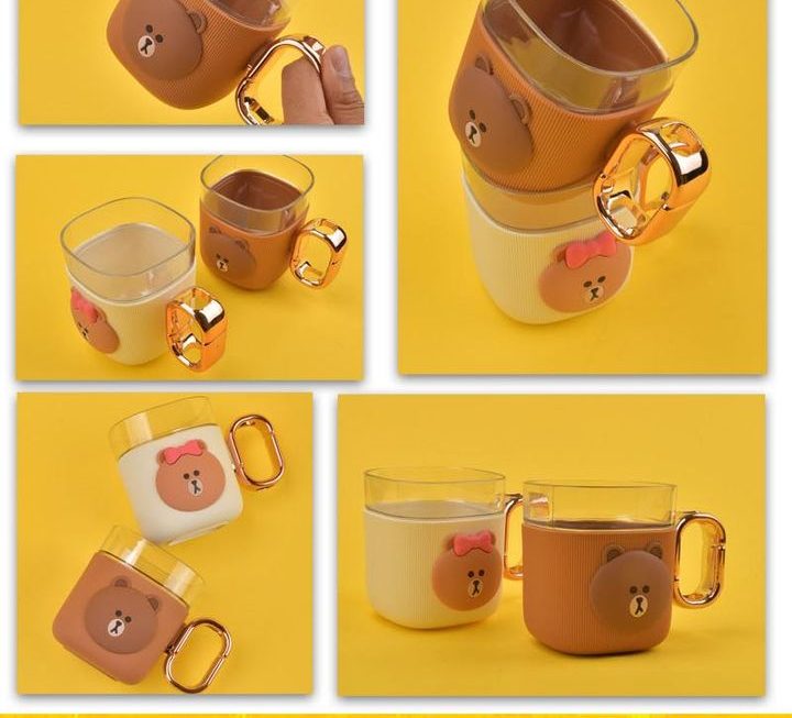Line Friends 主題角色刷牙漱口杯~$19