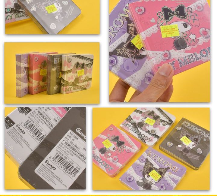 Sanrio 角色方型單行簿 ~$9/款