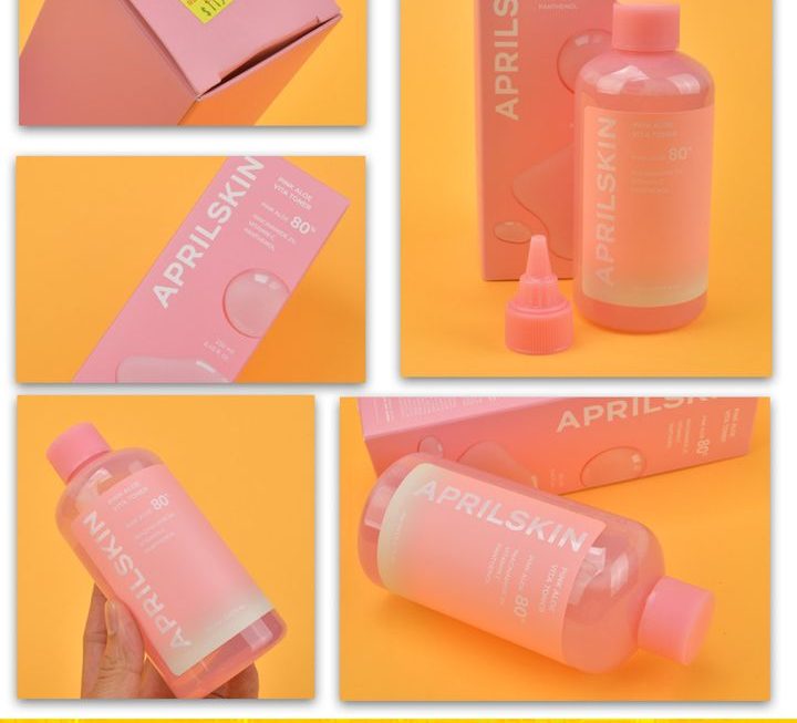Aprilskin 粉紅蘆薈維他命潔膚水~$115