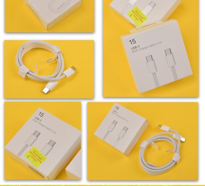 60W USB C to C 數據充電線 ~$5