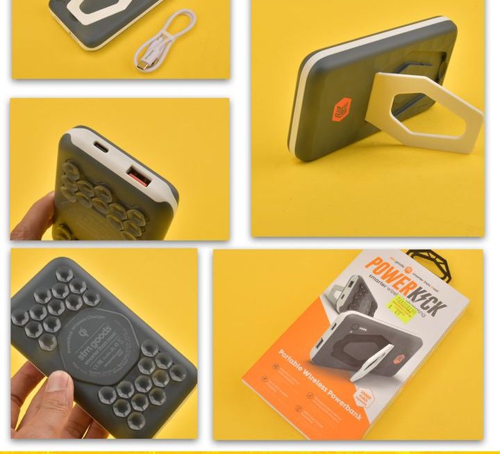stm goods PowerKick 無線流動充電器 ~$49