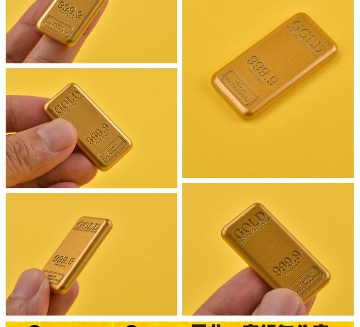 偽黃銅金條~$9/個