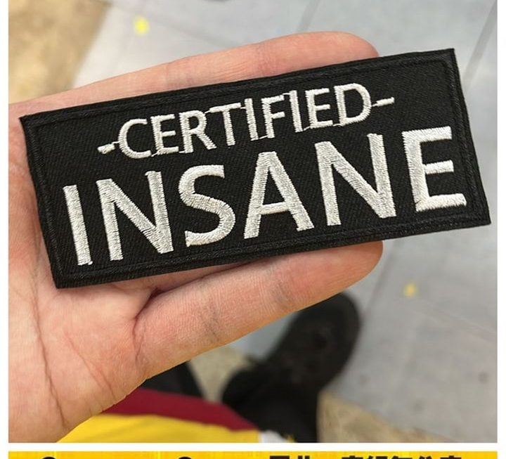 CERTIFIED-INSANE燙章~$3