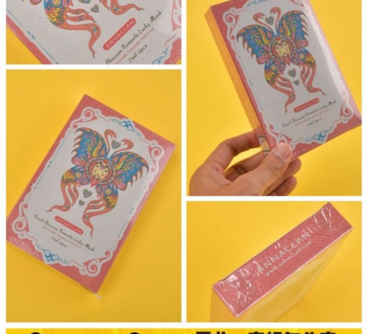ANNACLAN蝴蝶桃花面膜~$19