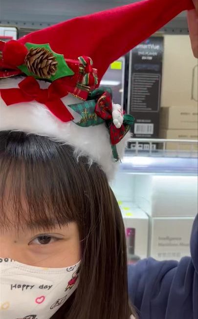 怕醜妹妹示範中