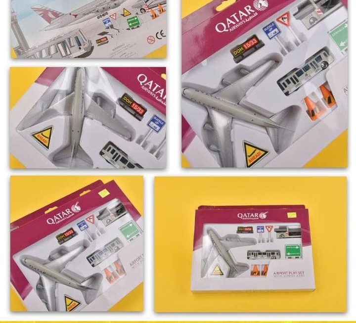QATAR機埸道具模型套裝～$39
