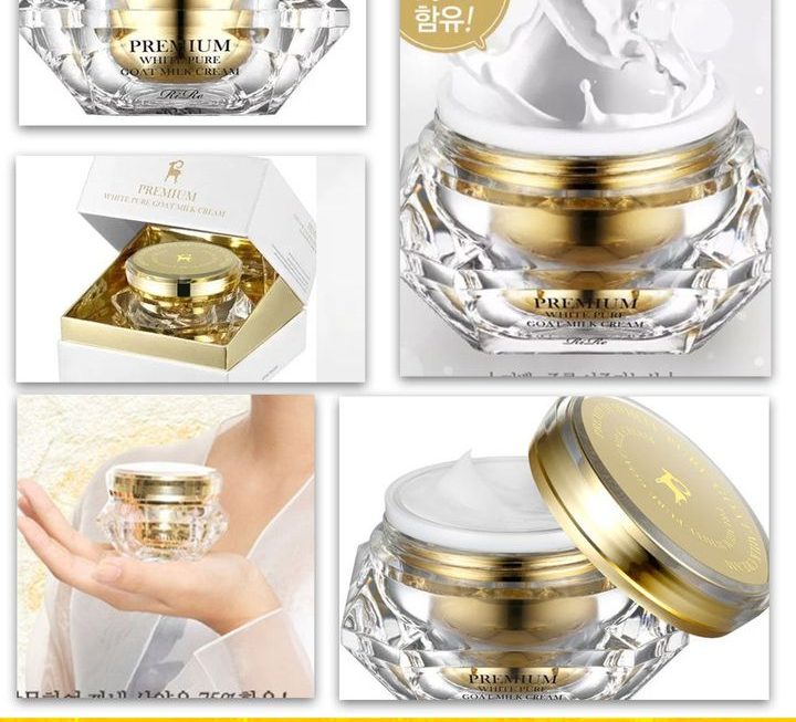 韓國RIRE羊奶美白抗皺蠶絲保濕面霜50ml ～$49