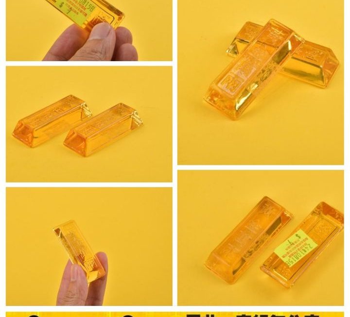 偽琉璃黃金條~$9/個