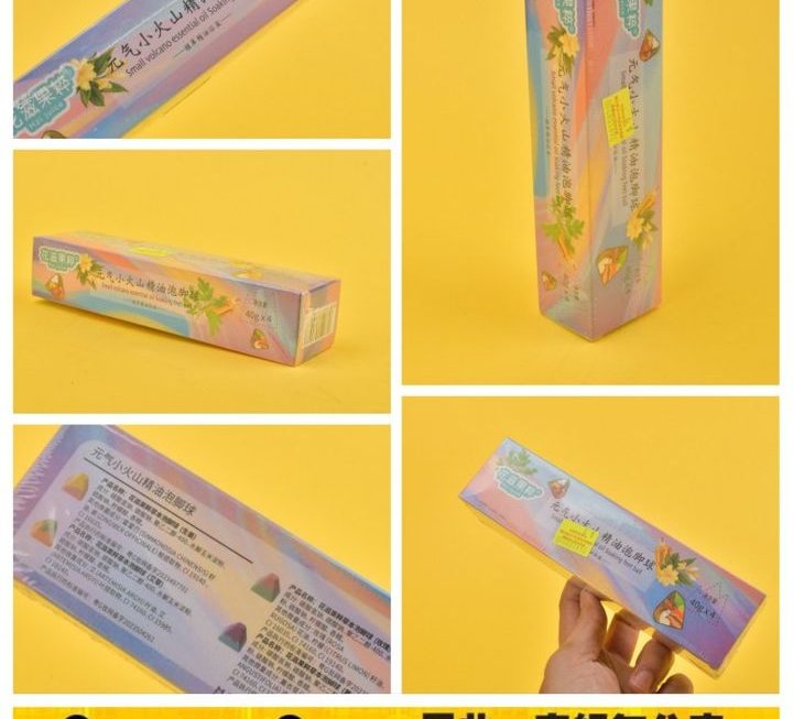 元氣小火山精油泡腳球~$9