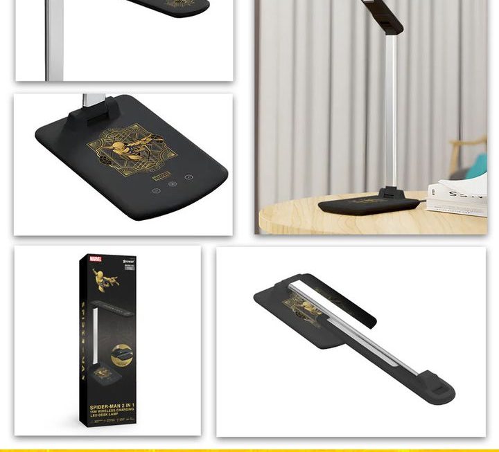 Xpower x 蜘蛛俠2合1無線充電LED檯燈~密碼II