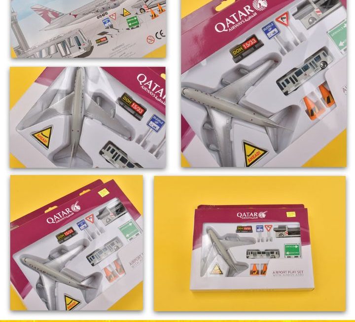 QATAR機埸道具模型套裝～$39