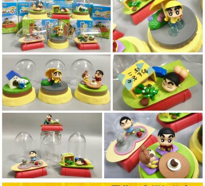 蠟筆小新幼稚園微縮場景公仔盲盒~$19