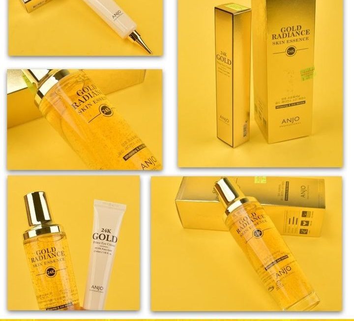 ANJO 24k黃金光澤肌膚精華150ml~$49